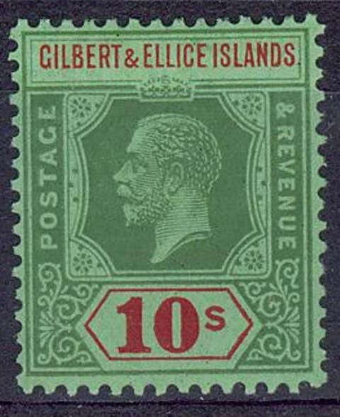 Image of Gilbert & Ellice Islands SG 35 MM British Commonwealth Stamp